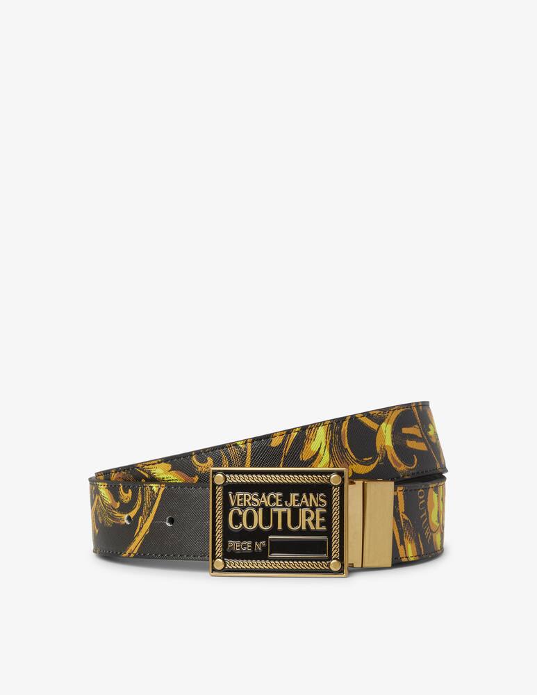 rinascente Versace Jeans Couture Cintura 35 placca barocco - Giallo