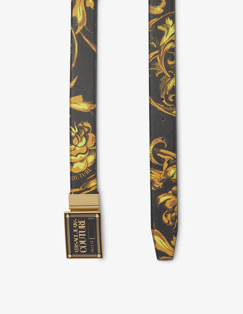rinascente Versace Jeans Couture Cintura 35 placca barocco - Giallo