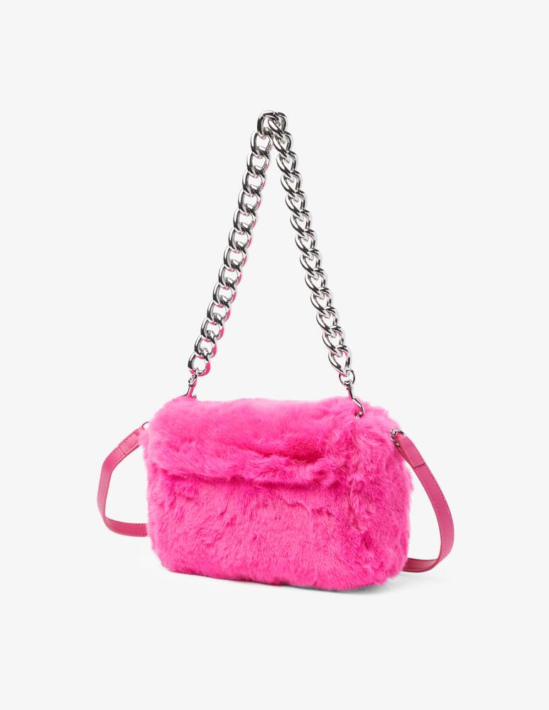 rinascente Versace Jeans Couture Fluffy faux fur bag - Pink