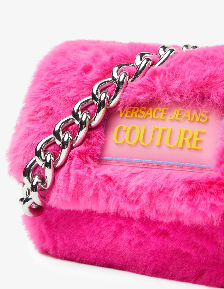 rinascente Versace Jeans Couture Fluffy faux fur bag - Pink