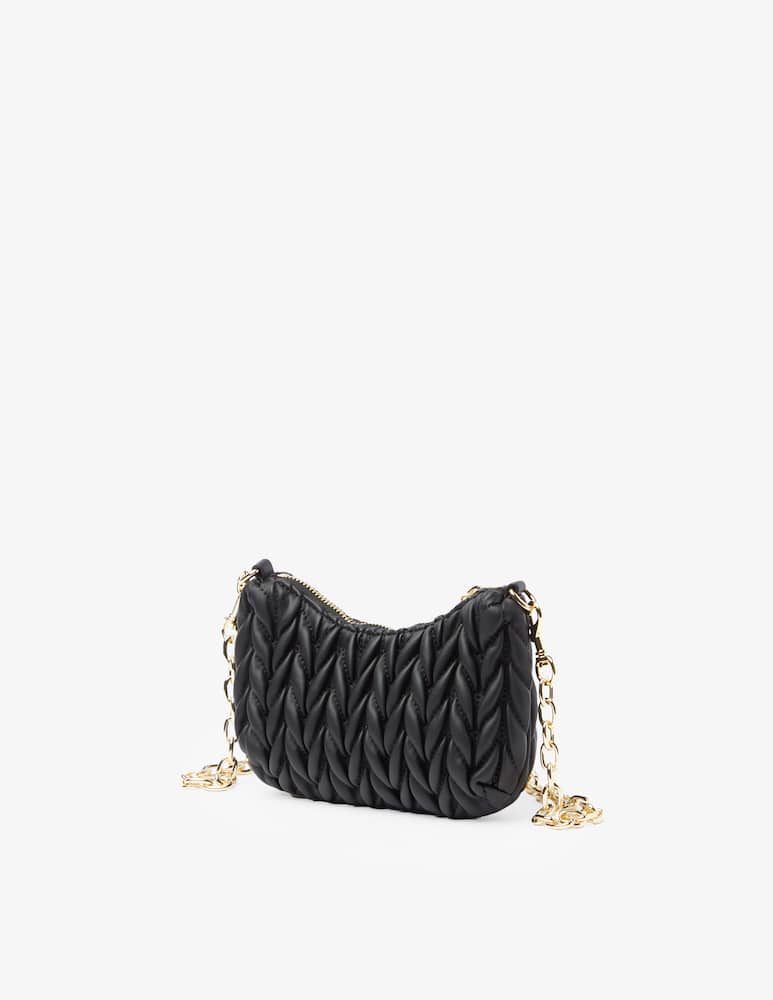 rinascente Versace Jeans Couture Cruch micro bag - Black