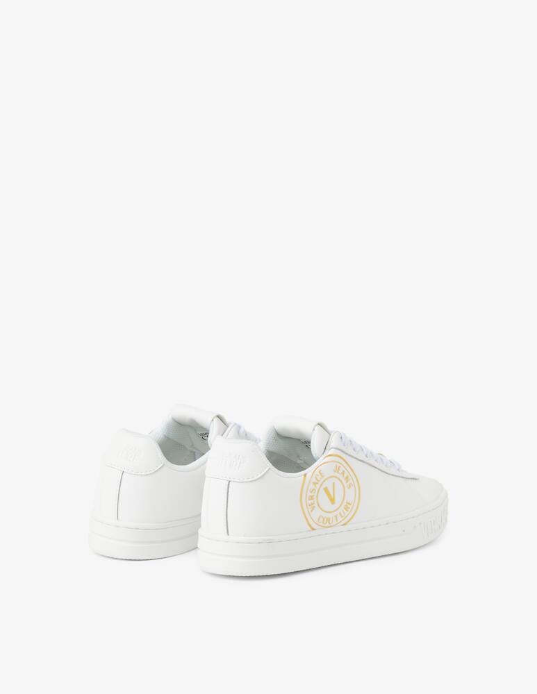 rinascente Versace Jeans Couture Sneakers in pelle Court - Bianco