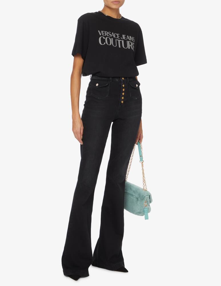 rinascente Versace Jeans Couture Logo t-shirt - Black