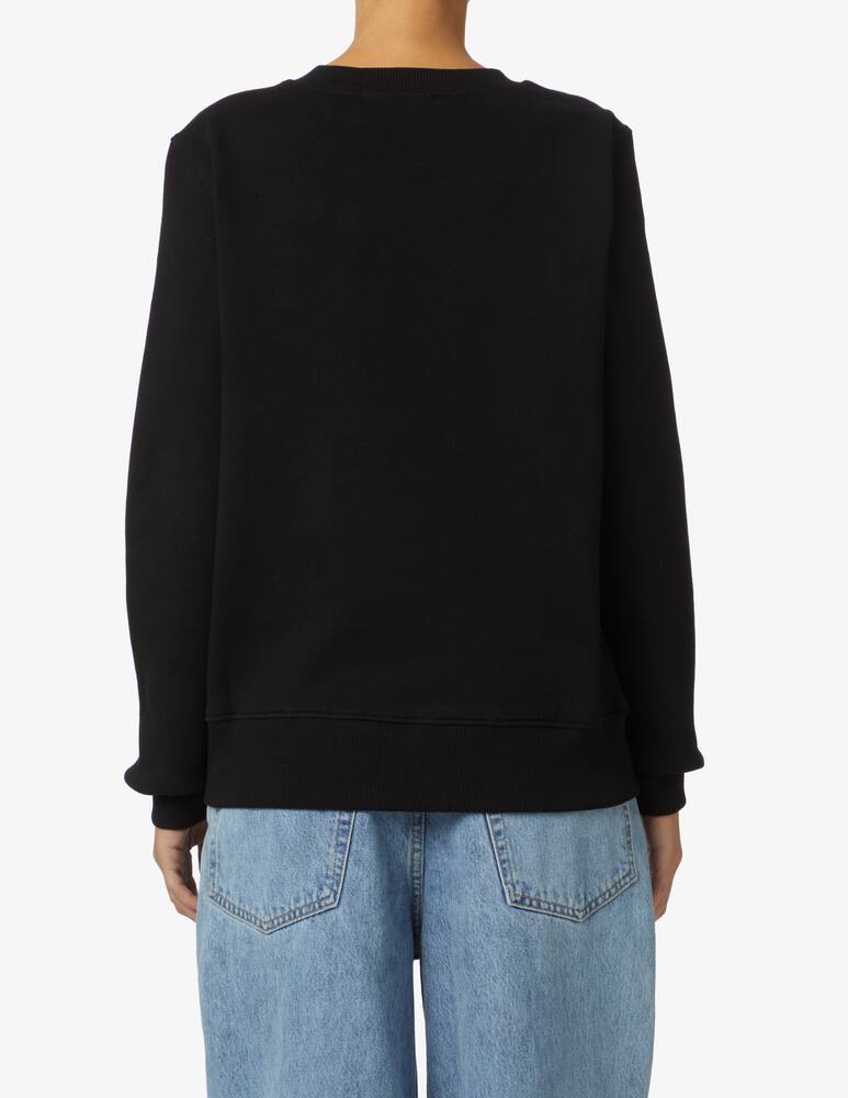 Versace Jeans Couture Cotton crewneck jacket - Black - picture 3 Versace Jeans Couture Cotton crewneck jacket - Black - picture 3