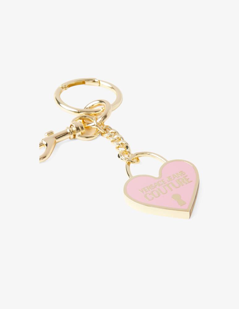 rinascente Versace Jeans Couture Heart shaped keychain