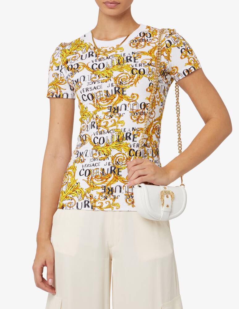 rinascente Versace Jeans Couture Borsa mezzaluna con fibbia