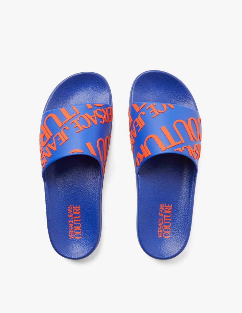 rinascente Versace Jeans Couture Ciabatte con logo Multicolor 