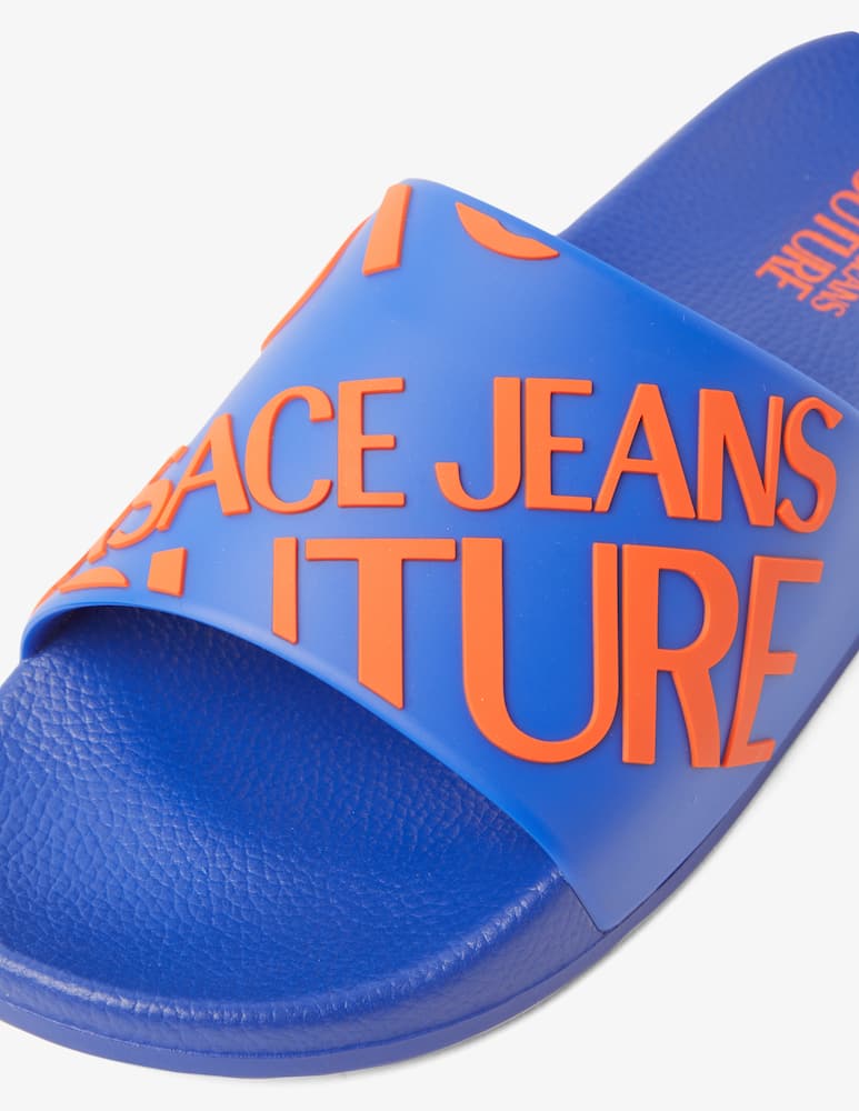 rinascente Versace Jeans Couture Ciabatte con logo Multicolor 