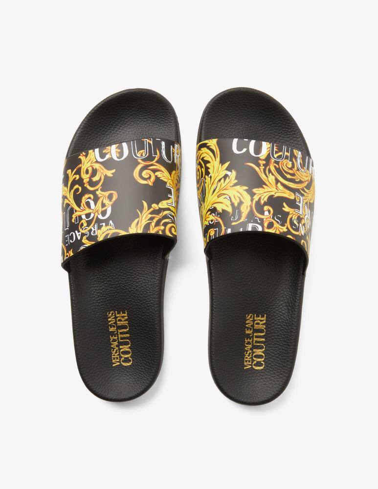rinascente Versace Jeans Couture Barocco sliders 