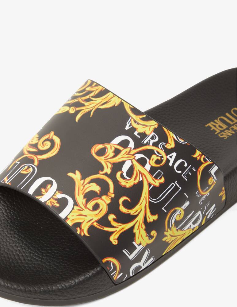 rinascente Versace Jeans Couture Barocco sliders 