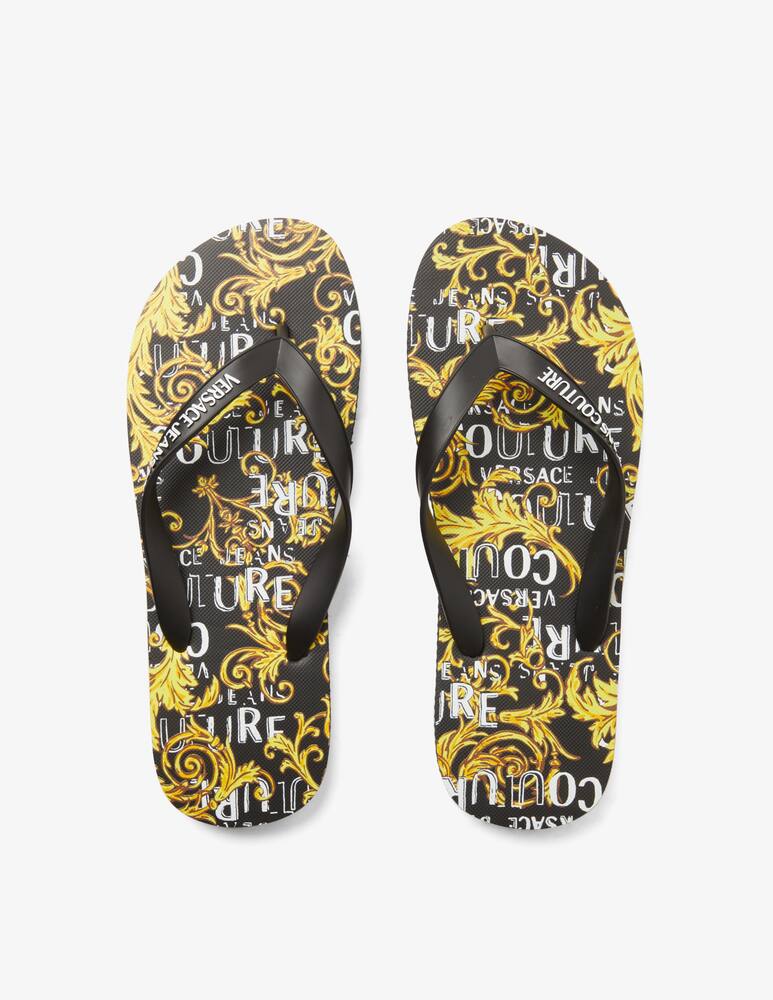 rinascente Versace Jeans Couture Barocco slipper 