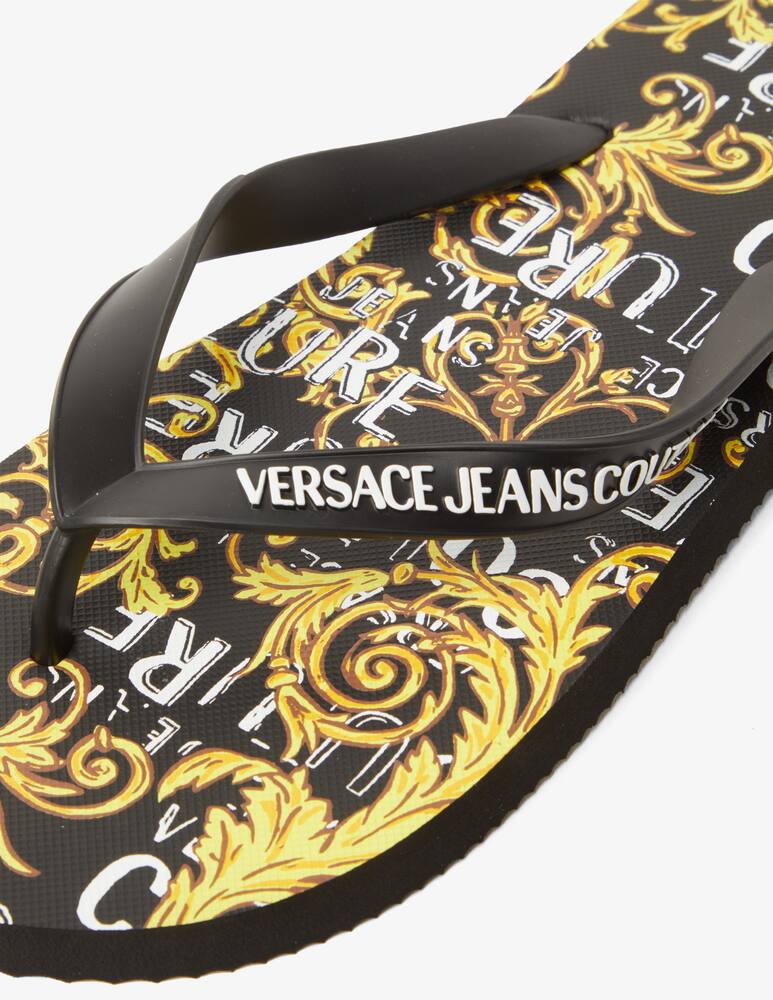 rinascente Versace Jeans Couture Barocco slipper 