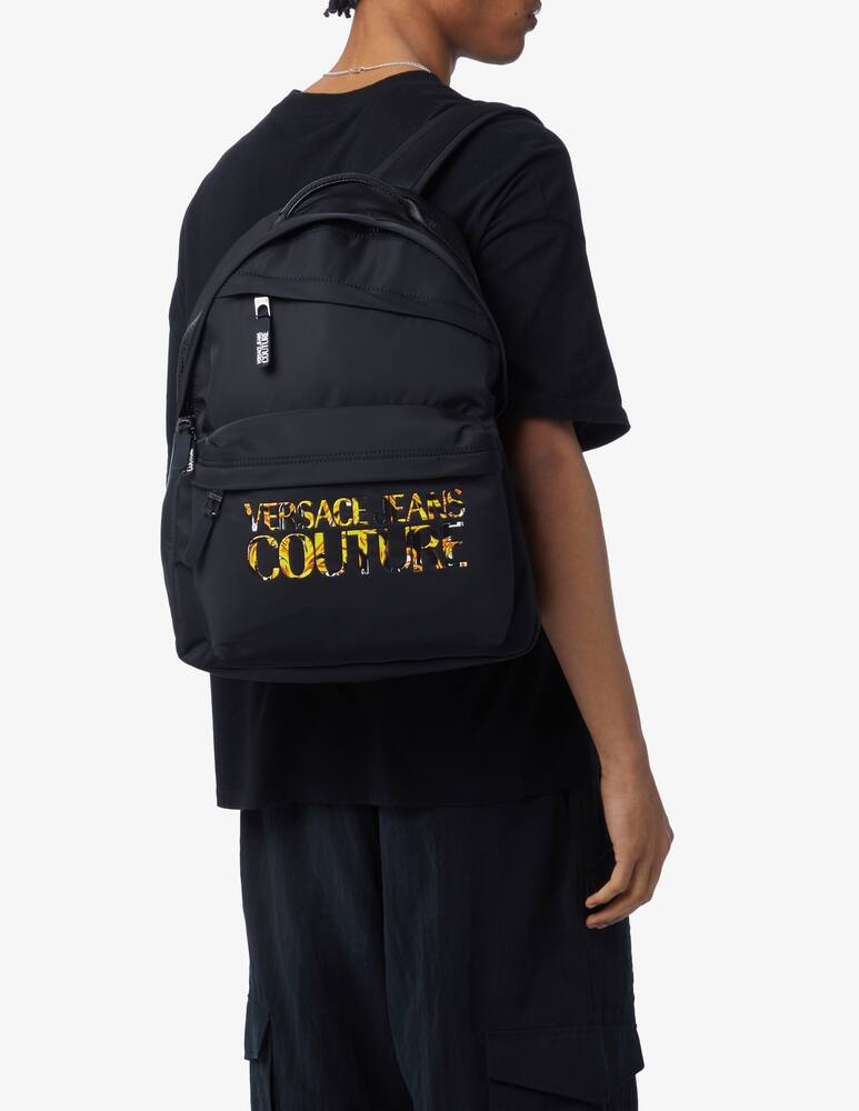 rinascente Versace Jeans Couture Logo couture backpack 