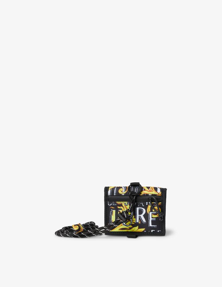 rinascente Versace Jeans Couture Porta carte con porta monete cordino
