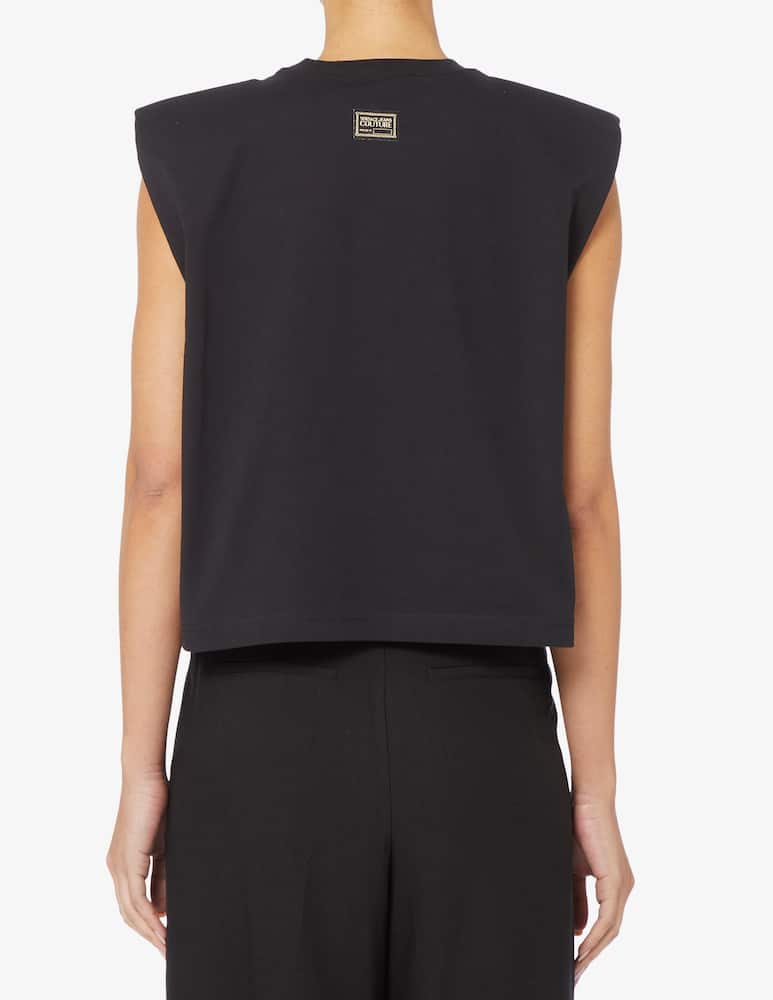 rinascente Versace Jeans Couture T-shirt in cotone senza maniche