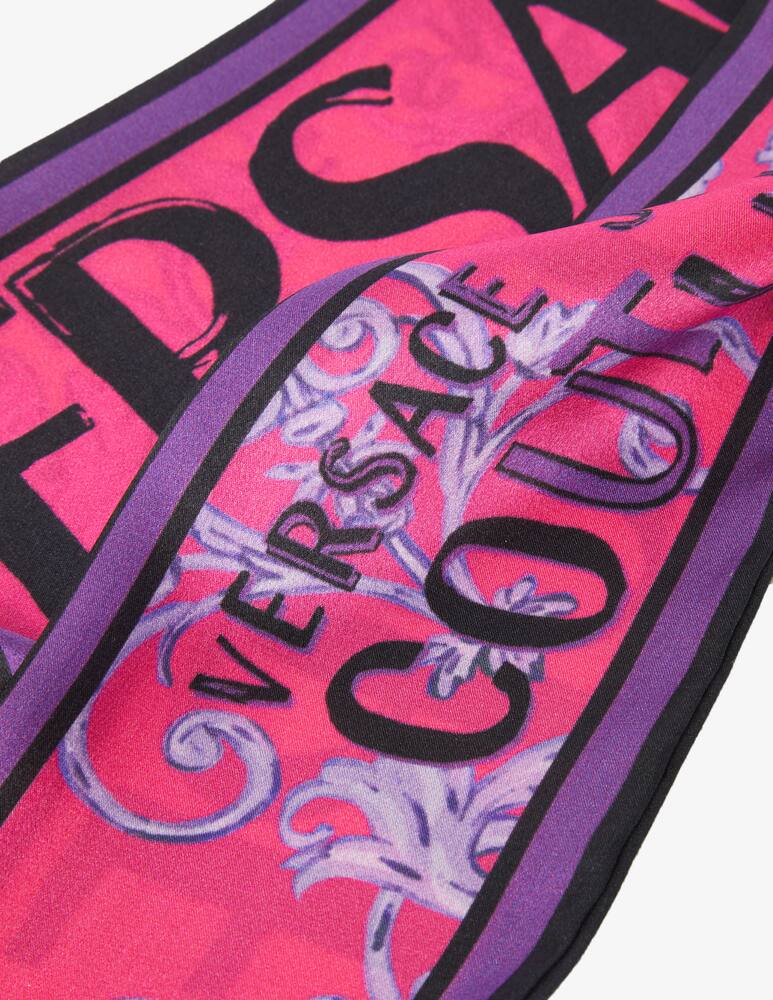Versace Jeans Couture Barocco silk foulard - picture 3 Versace Jeans Couture Barocco silk foulard - picture 3