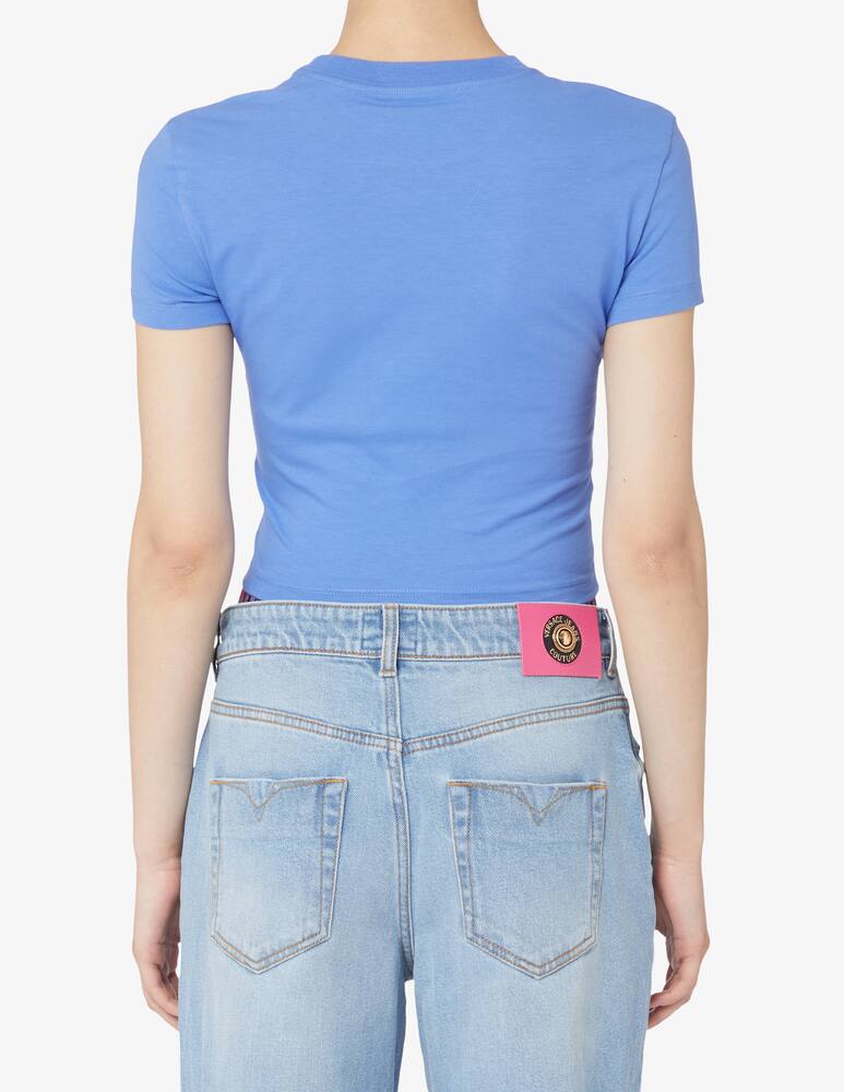 rinascente Versace Jeans Couture T-shirt crop in cotone