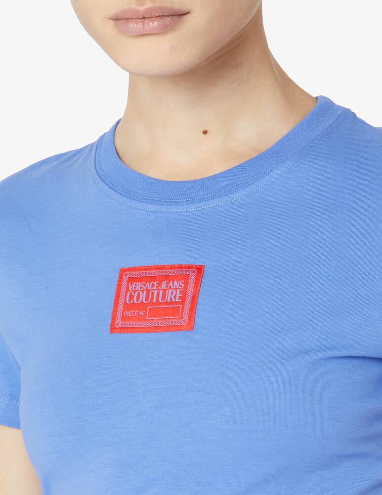 rinascente Versace Jeans Couture T-shirt crop in cotone