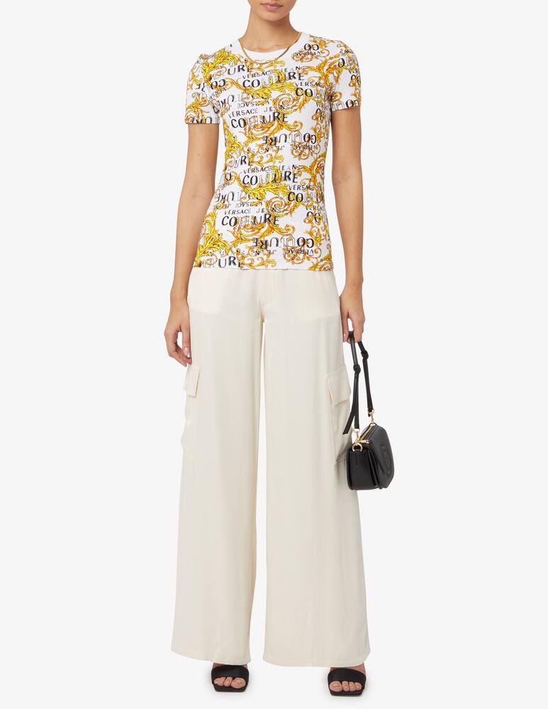 rinascente Versace Jeans Couture T-shirt in cotone - Bianco