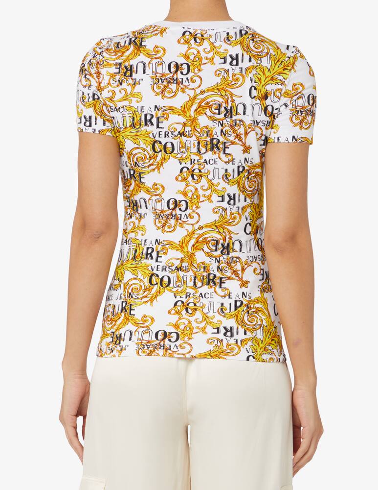 rinascente Versace Jeans Couture T-shirt in cotone - Bianco