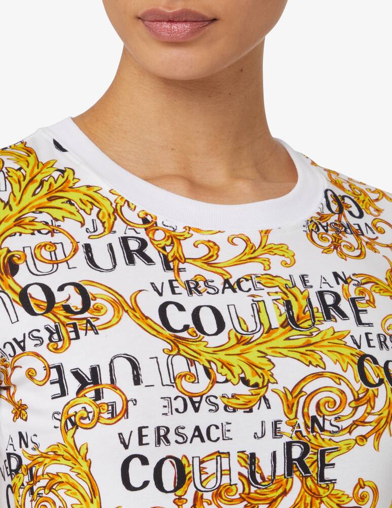 rinascente Versace Jeans Couture T-shirt in cotone - Bianco