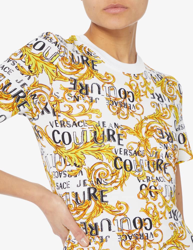 rinascente Versace Jeans Couture Vestito mini a manica corta