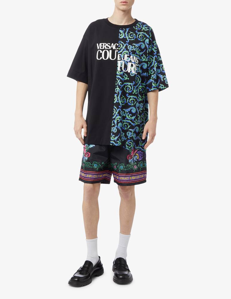 rinascente Versace Jeans Couture Bicolor sketch t-shirt 