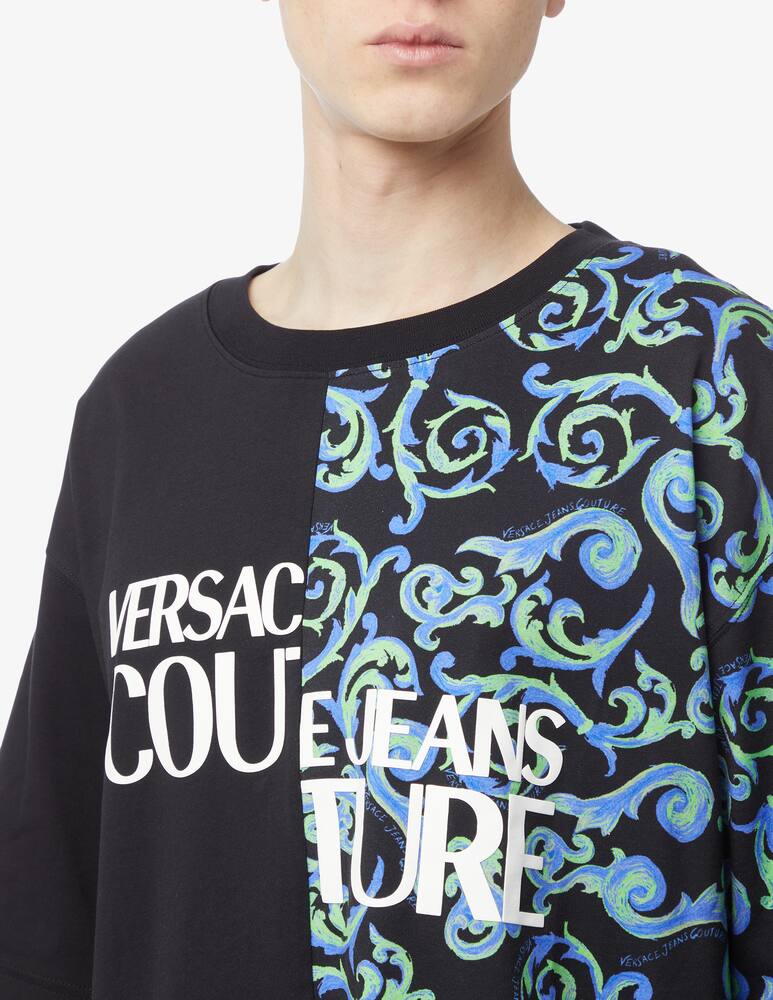 rinascente Versace Jeans Couture Bicolor sketch t-shirt 