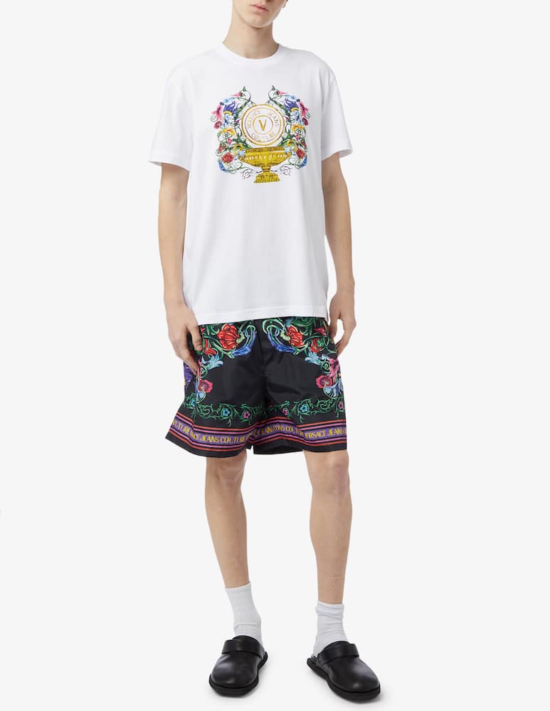 Versace Jeans Couture Maglietta emblem garden - immagine 2 Versace Jeans Couture Maglietta emblem garden - immagine 2