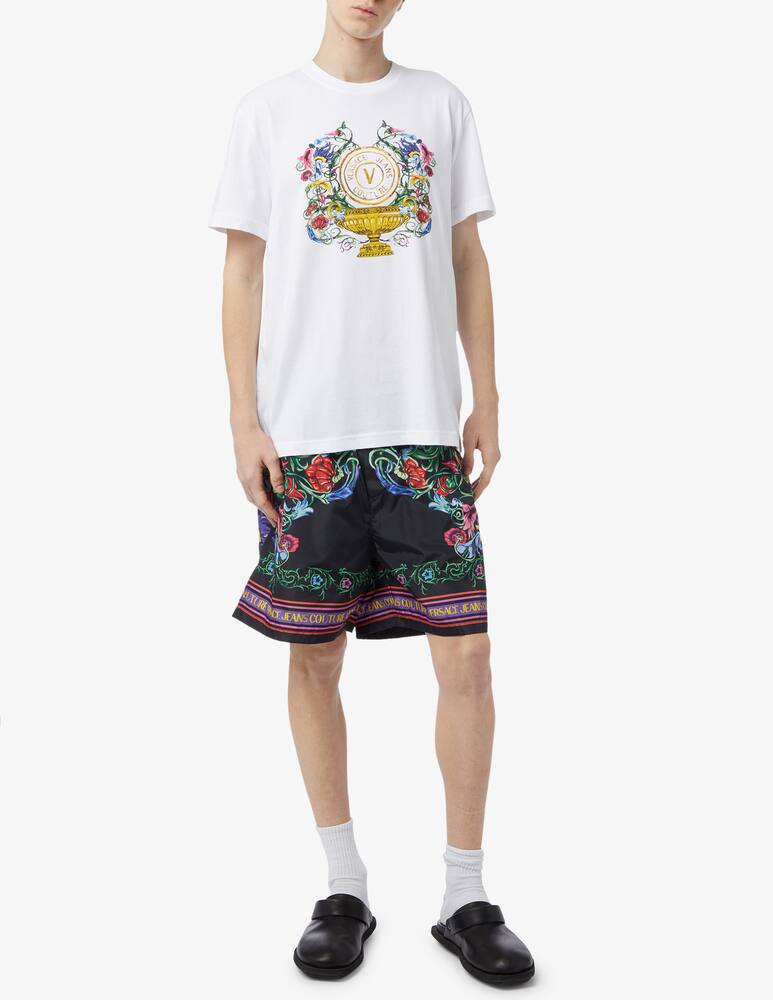 rinascente Versace Jeans Couture Emblem garden t-shirt 