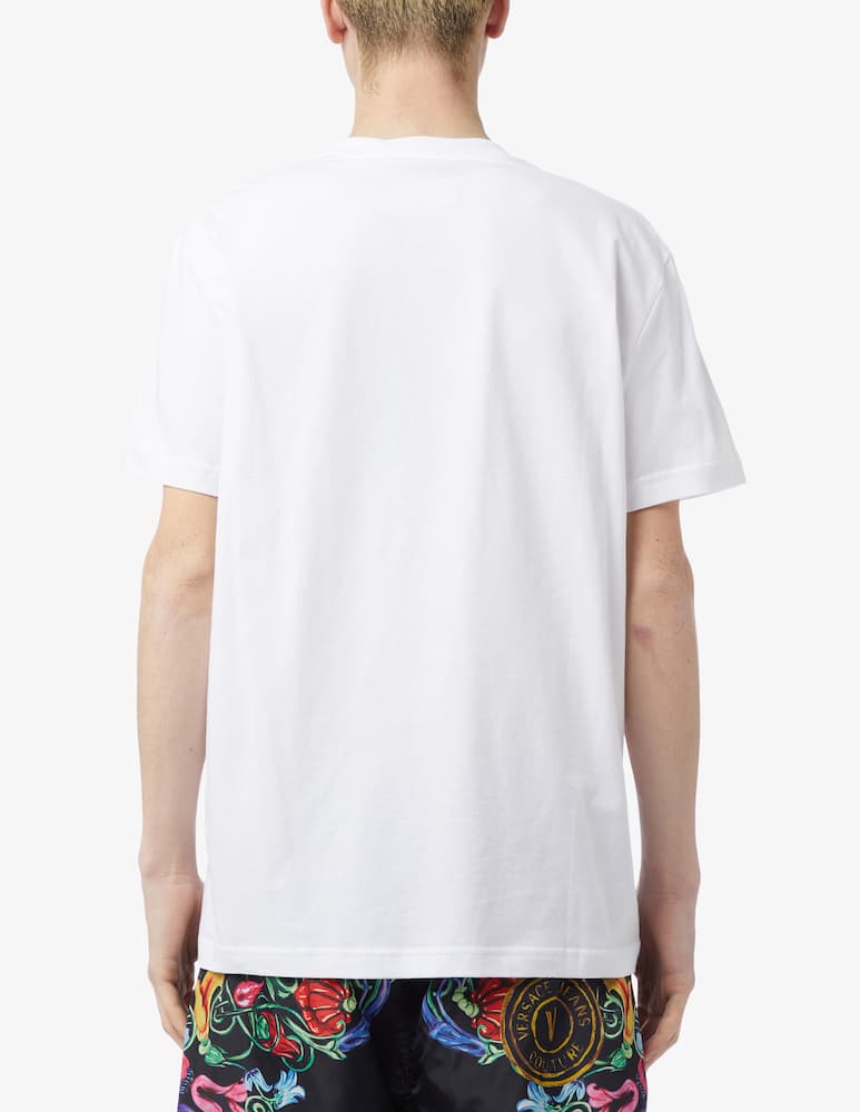 rinascente Versace Jeans Couture Emblem garden t-shirt 