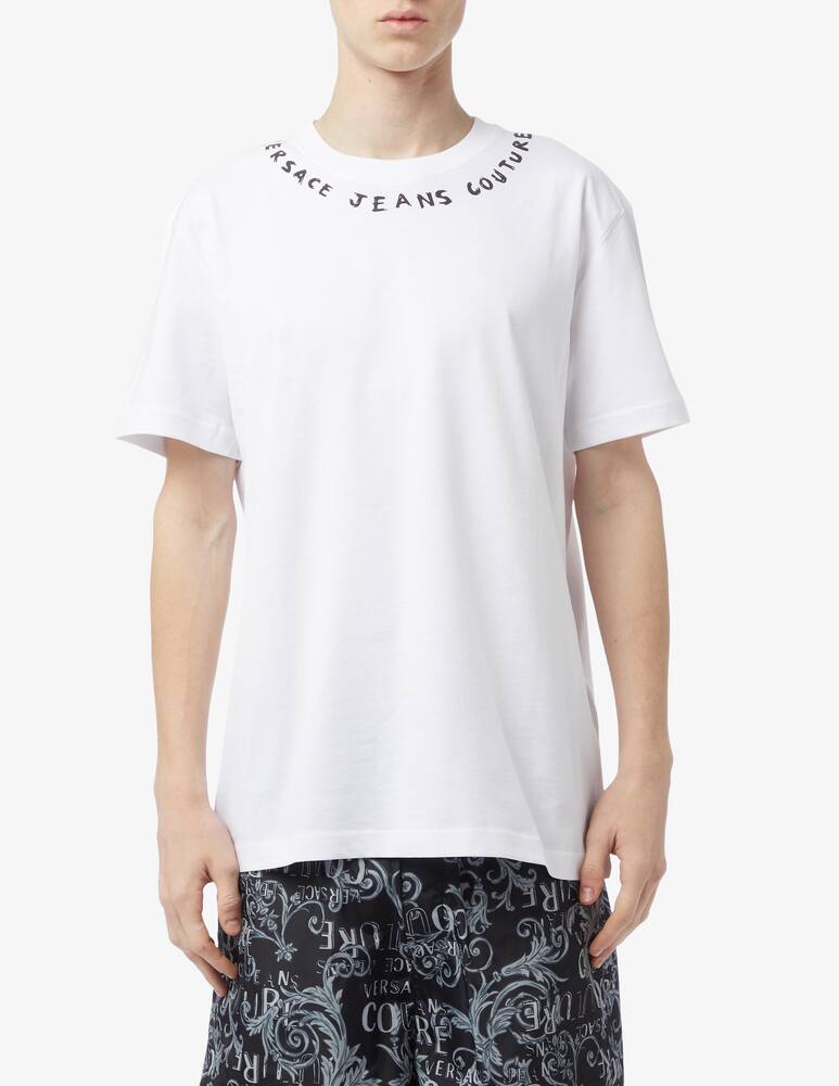 rinascente Versace Jeans Couture Logo collar t-shirt 