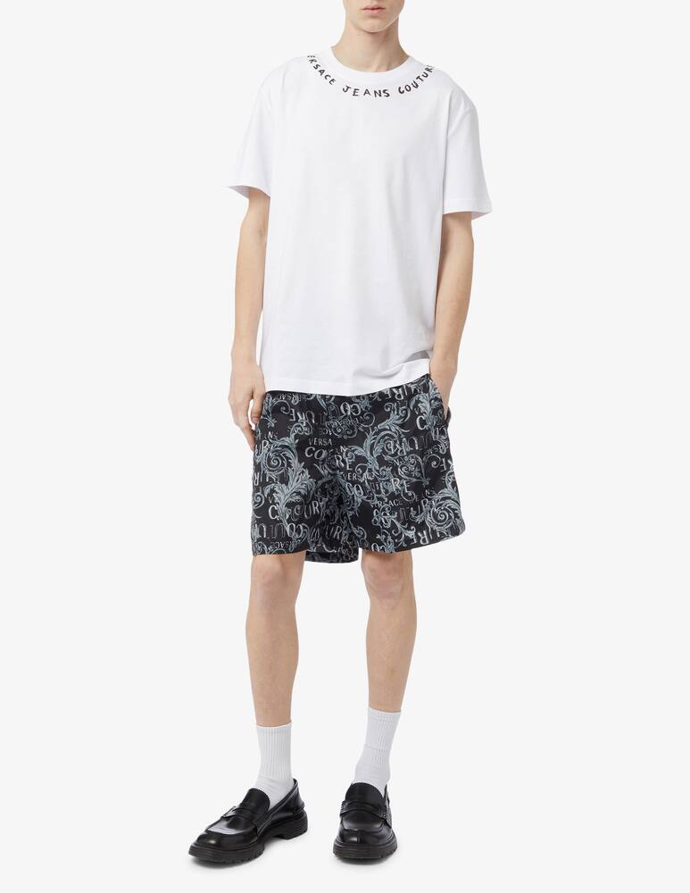 rinascente Versace Jeans Couture Logo collar t-shirt 