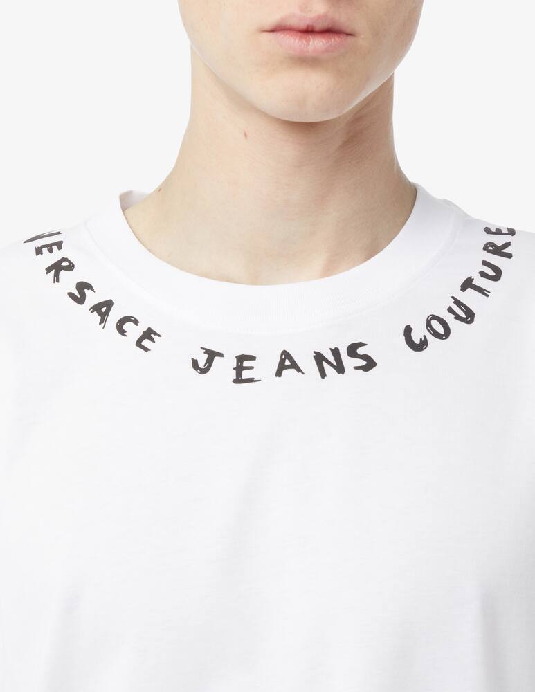 rinascente Versace Jeans Couture Logo collar t-shirt 