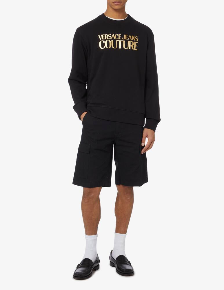 rinascente Versace Jeans Couture Logo crewneck sweater
