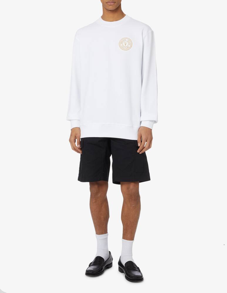 rinascente Versace Jeans Couture Felpa girocollo emblem 