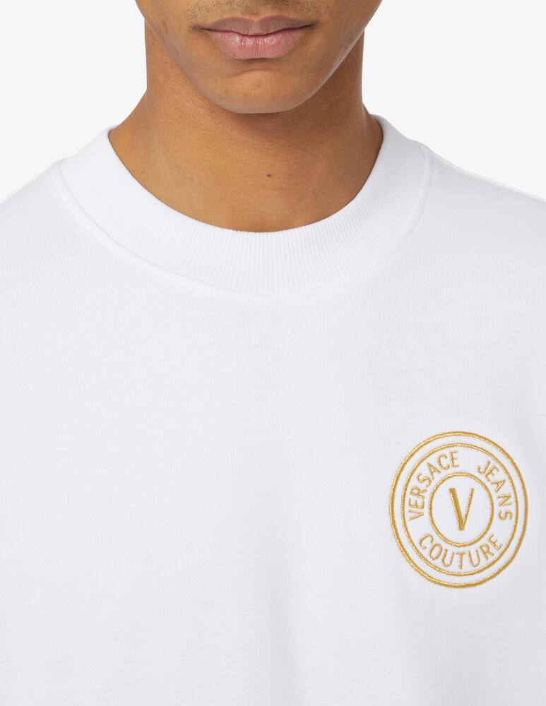 rinascente Versace Jeans Couture Felpa girocollo emblem 