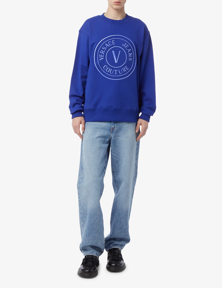 rinascente Versace Jeans Couture Felpa girocollo emblem 