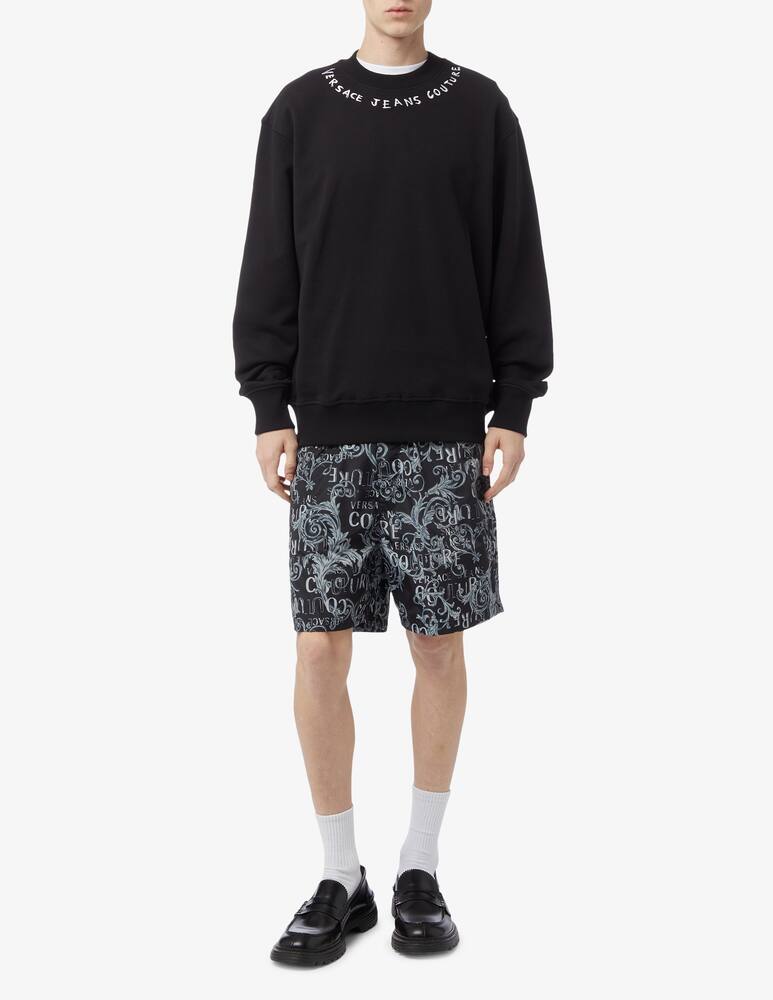 rinascente Versace Jeans Couture Logo crewneck sweater