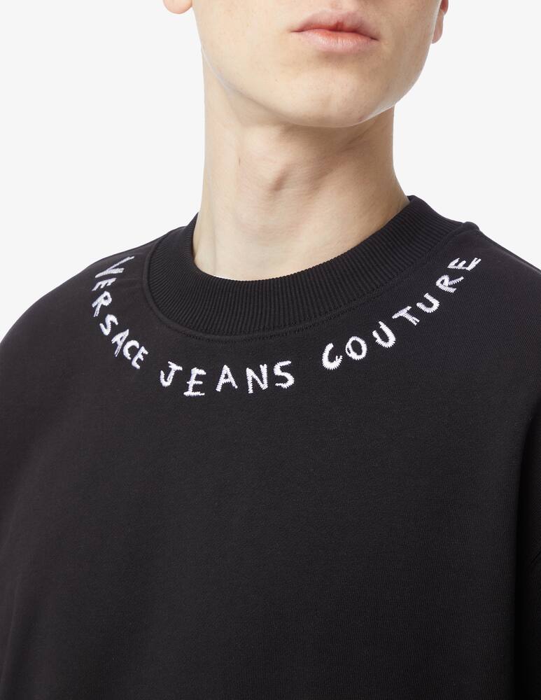 rinascente Versace Jeans Couture Logo crewneck sweater