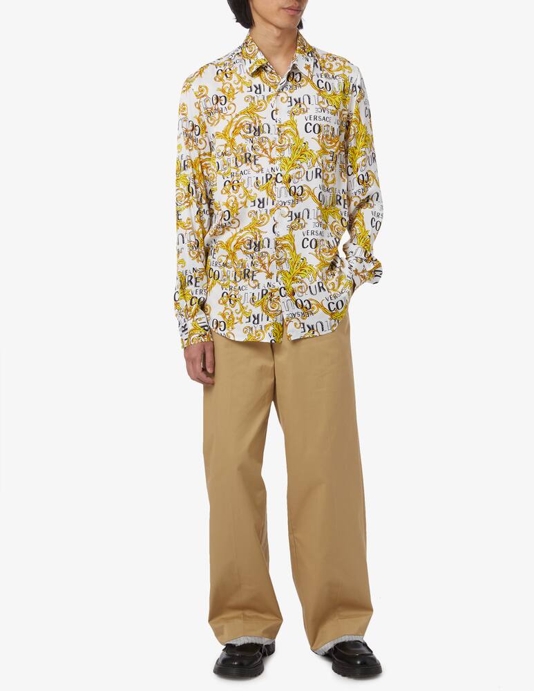 rinascente Versace Jeans Couture Camicia in twill con logo