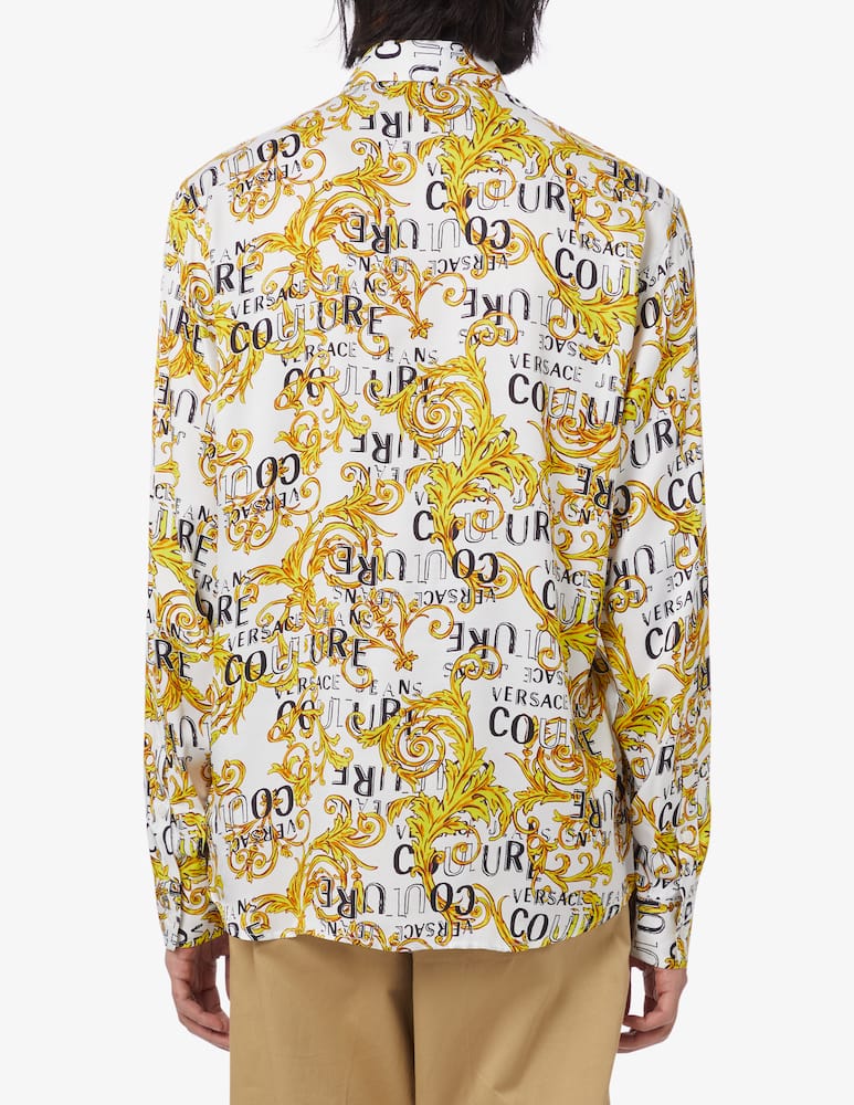 rinascente Versace Jeans Couture Camicia in twill con logo