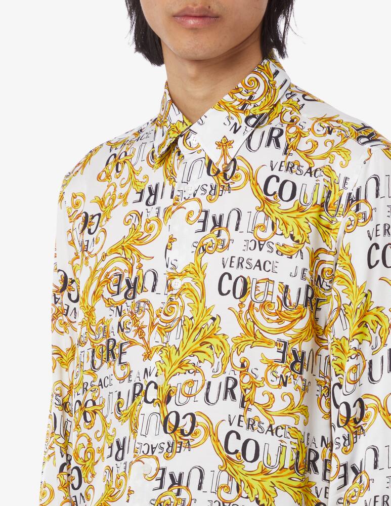 rinascente Versace Jeans Couture Camicia in twill con logo