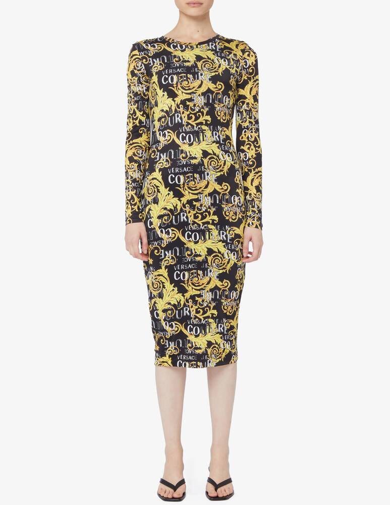Versace Jeans Couture Vestito midi a manica lunga - immagine 1 Versace Jeans Couture Vestito midi a manica lunga - immagine 1