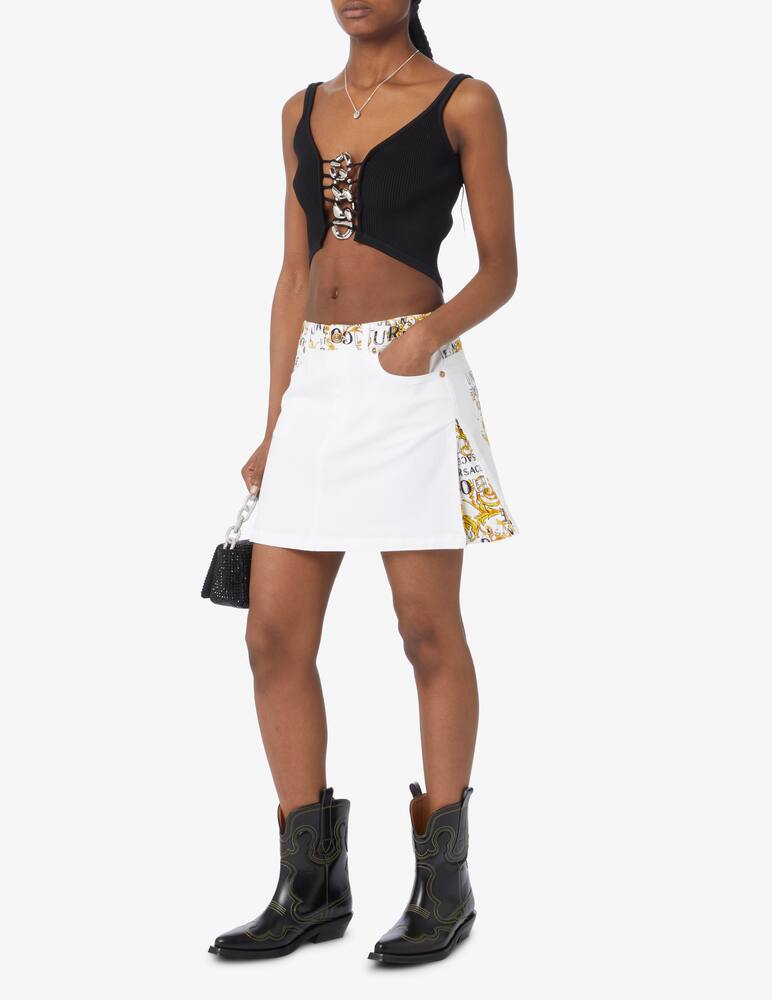 rinascente Versace Jeans Couture Minigonna di jeans