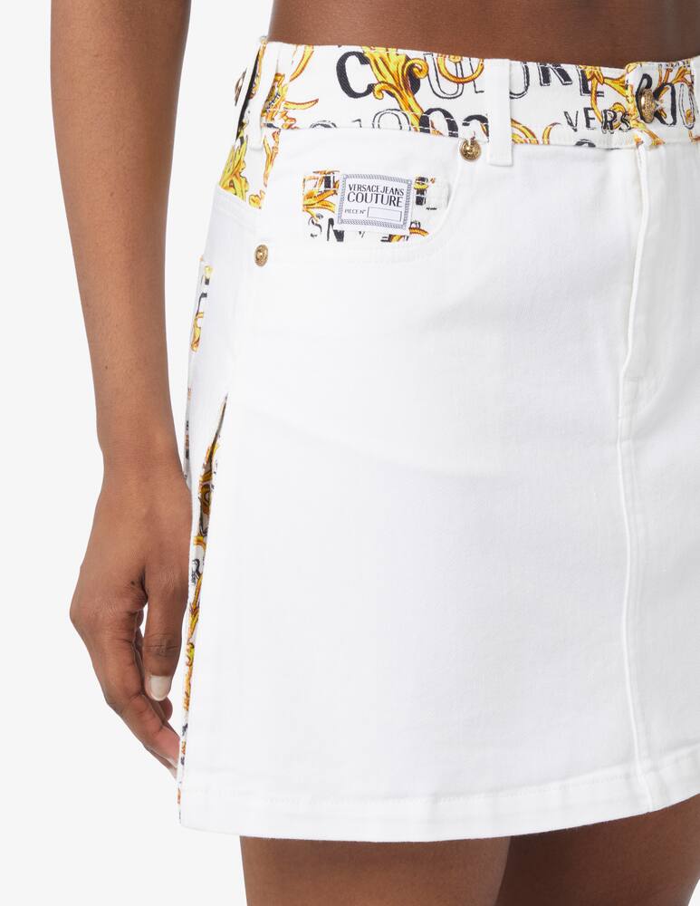 rinascente Versace Jeans Couture Minigonna di jeans