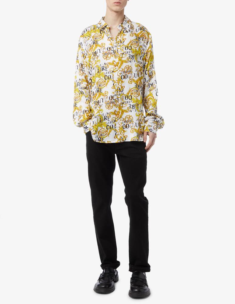 rinascente Versace Jeans Couture Twill logo couture shirt 