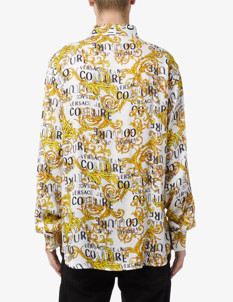 rinascente Versace Jeans Couture Twill logo couture shirt 