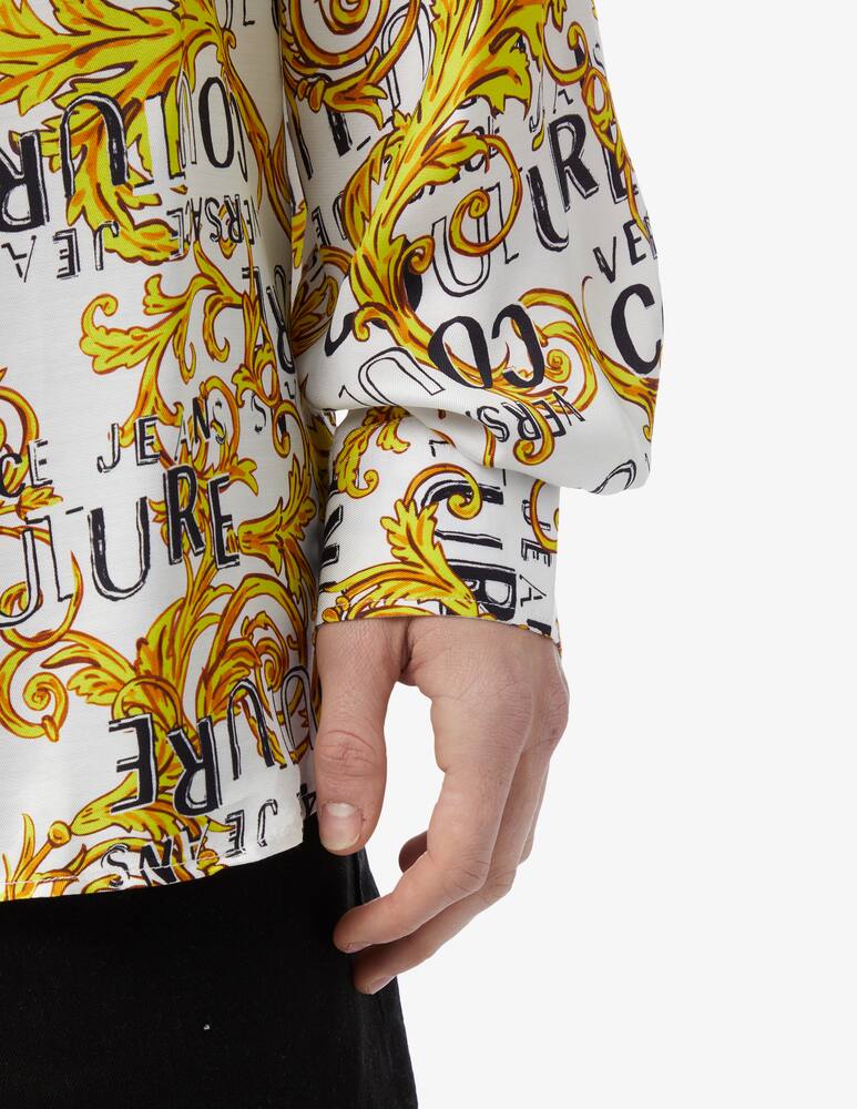 rinascente Versace Jeans Couture Twill logo couture shirt 