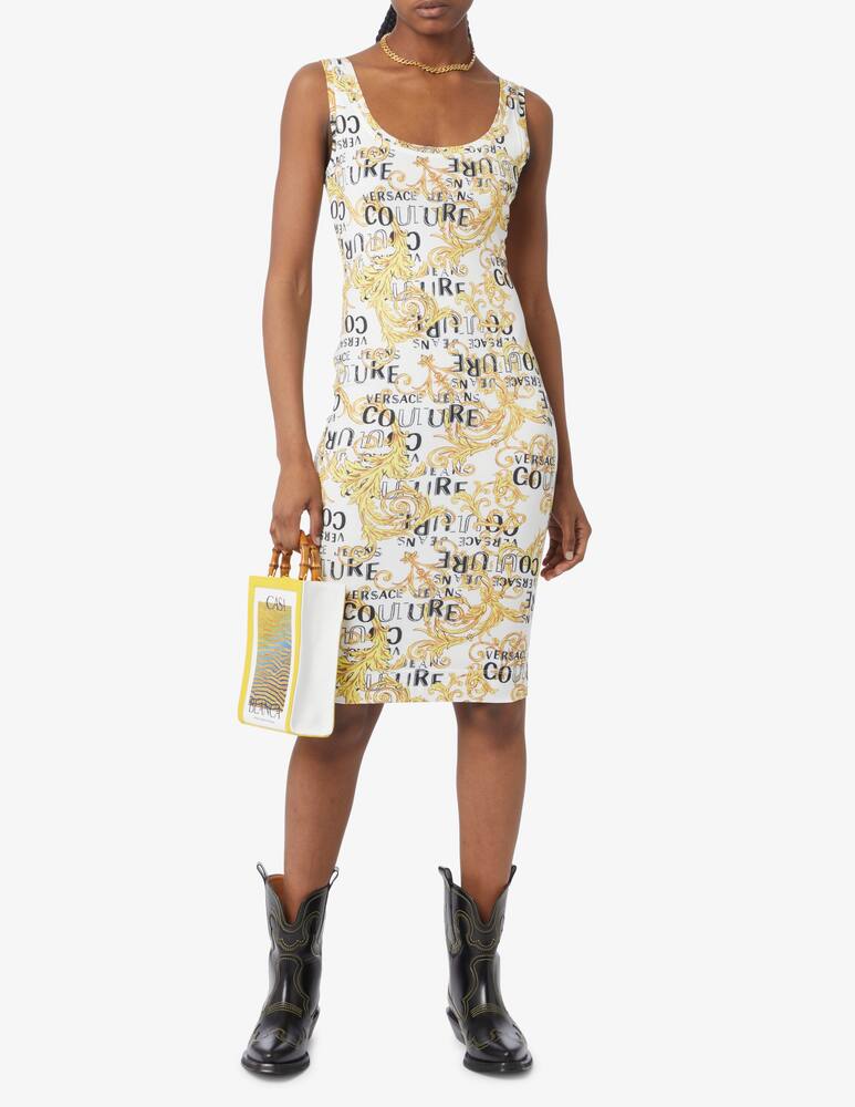 rinascente Versace Jeans Couture Vestito midi con stampa barocca